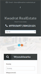 Mobile Screenshot of kwadrat-realestate.pl